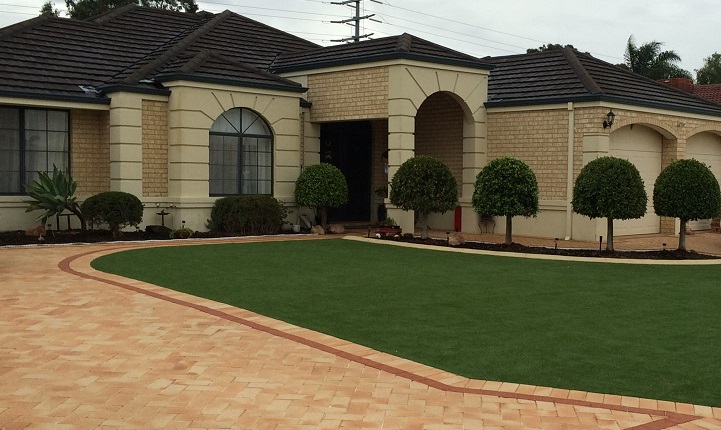 Completed landscaping project in Perth by Exact Landscaping