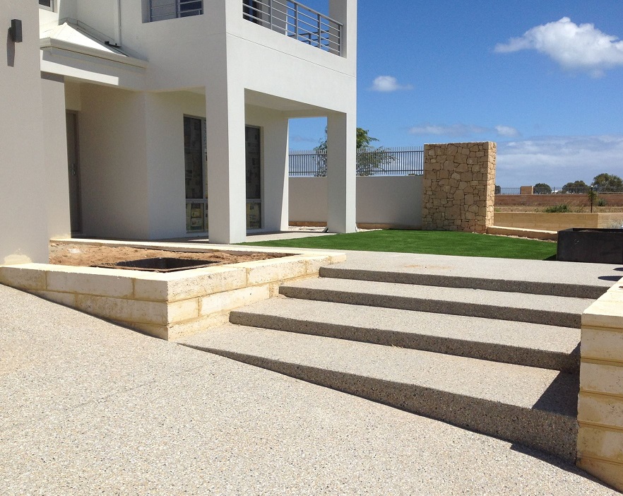 Perth backyard landscaping by Exact Landscaping